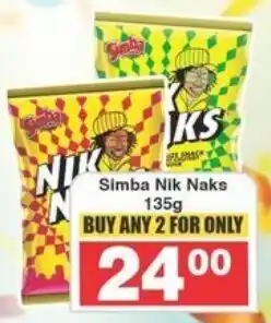 Frontline Simba Nik Naks offer