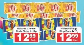 Frontline Willards Cheese Curls Strips offer