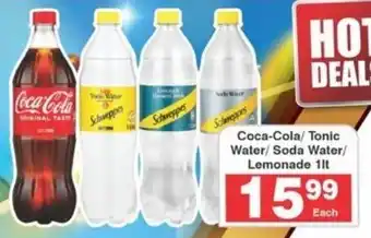 Frontline Coca-Cola/ Tonic Water/ Soda Water/ Lemonade offer