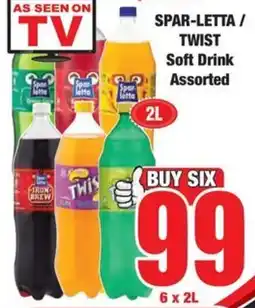 Boxer SPAR-LETTA/ TWIST Soft Drink Assorted offer