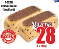Boxer BOXER Raisin Bread (Unsliced) offer