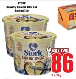 Boxer STORK Country Spread 40% Fat Spread Tub offer