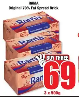 Boxer RAMA Original 70% Fat Spread Brick offer
