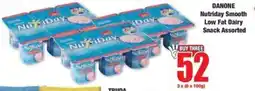 Boxer DANONE Nutriday Smooth Low Fat Dairy Snack Assorted offer