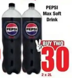 Boxer PEPSI Max Soft Drink offer