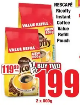 Boxer NESCAFE Ricoffy Instant Coffee Value Refill Pouch offer