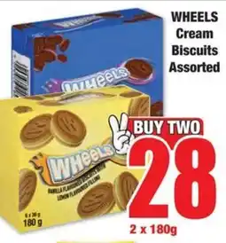 Boxer WHEELS Cream Biscuits Assorted offer