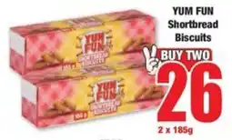 Boxer YUM FUN Shortbread Biscuits offer
