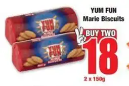 YUM FUN Marie Biscuits
