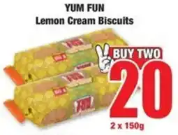Boxer YUM FUN Lemon Cream Biscuits offer