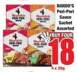 Boxer NANDO'S Peri-Peri Sauce Sachet Assorted offer