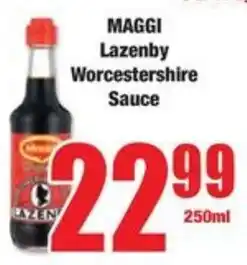 Boxer MAGGI Lazenby Worcestershire Sauce offer