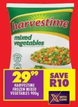 Shoprite Harvestime frozen mixed vegetables offer