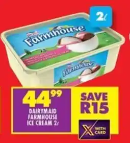 Shoprite Dairymaid farmhouse ice cream offer