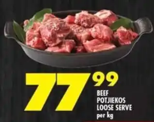 Shoprite Beef potjiekos loose serve offer