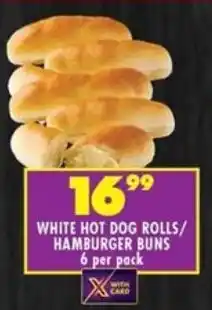 Shoprite White hot dog rolls/ hamburger buns offer