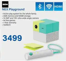 Incredible Connection NEX Playground offer