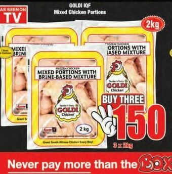 Boxer Goldi frozen mixed chicken 3 offer