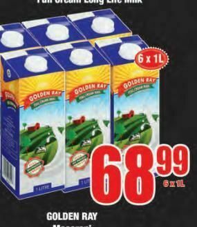 Boxer Golden ray milk offer