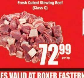 Boxer Stewing beef offer