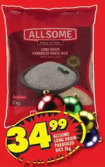 Shoprite Allsome long grain parboiled rice offer