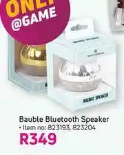 Game Bauble Bluetooth Speaker offer