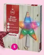 Game 21cm Light Up Tree Topper offer