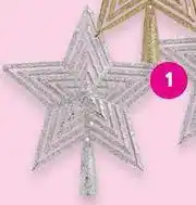 15cm Tree Topper Rose Gold Or Gold Or Silver