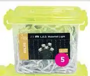 Game Multi Function Solar Lights 2.5m LED Multi Effect Water Fall Lights offer