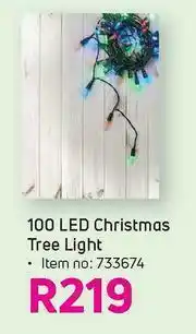 Game 100 LED Christmas Tree Light offer