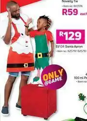 Elf Or Santa Apron