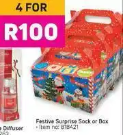 Festive Surpise Sock Or Box-For 4