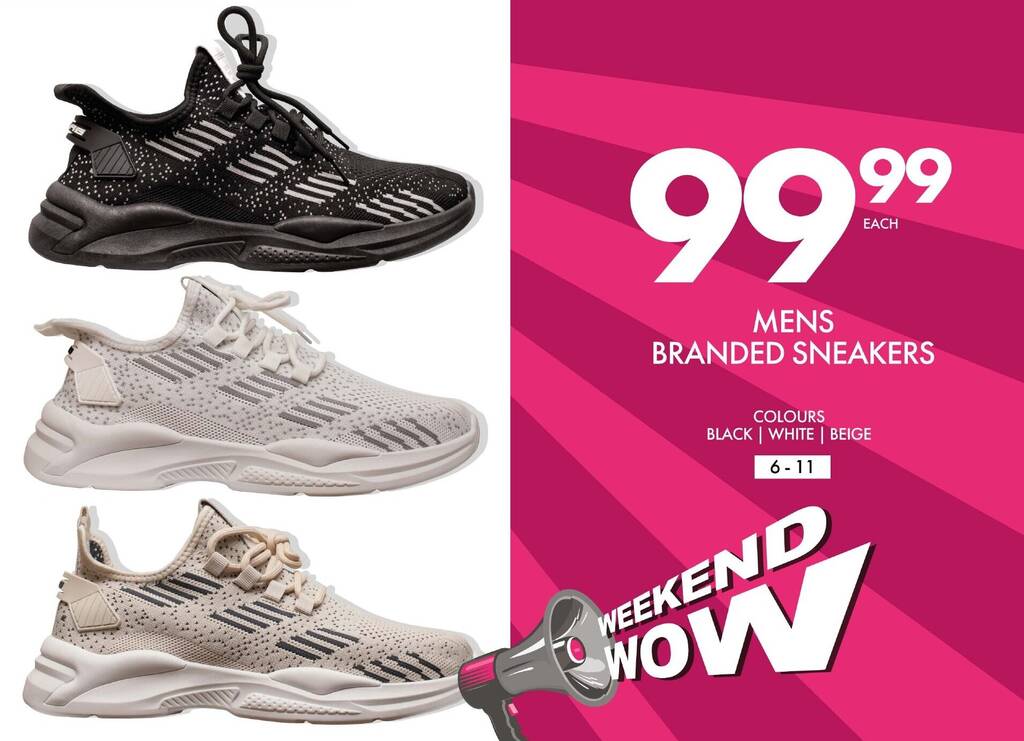 Mens Branded Sneakers offer at Save Hyper