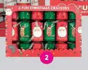 Game Festive 6 Pack Petite Crackers Reindeer offer