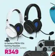 Game PS4 4 Gamers Pro 4-50s Gaming Headset offer