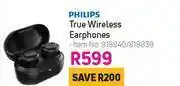 Game Philips True Wireless Earphones offer