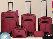 Game Mainstays Red 5 Piece Travel Set offer