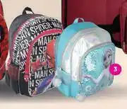 Game Frozen Queen Sequins, Spiderman Large Backpack offer