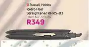 Game Russell Hobbs Retro Hair Straightener RHRS-03 offer