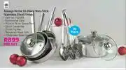 Game Always Home 10 Piece Non Stick Stainless Steel Finish offer