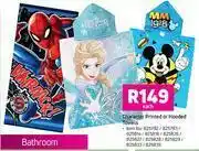 Game Character Printed Or Hooded Towels-Each offer