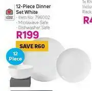 Game Always Home 12 Piece Dinner Set White offer