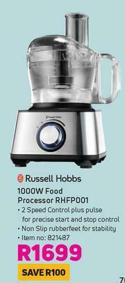 Game Russell Hobbs 1000W Food Processor RHFP001 offer
