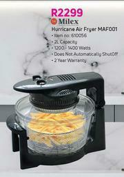 Game Milex Hurricane Air Fryer MAF001 offer