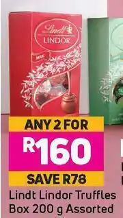 Lindt Lindor Truffles Box Assorted-For Any 2 x 200g