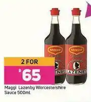 Game Maggi Lazenby Worcestershire Sauce-For 2 x 500ml offer