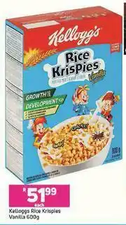 Game Kelloggs Rice Krispies Vanilla-600g Each offer