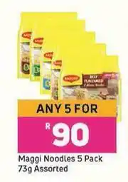 Game Maggi Noodles Assorted-For Any 5 x 73g offer