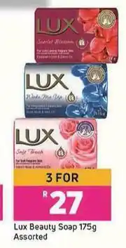 Game Lux Beauty Soap Assoretd-For 3 x 175g offer