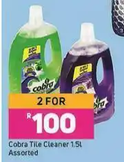 Cobra Tile Cleaner Assoretd-For 2 x 1.5Ltr